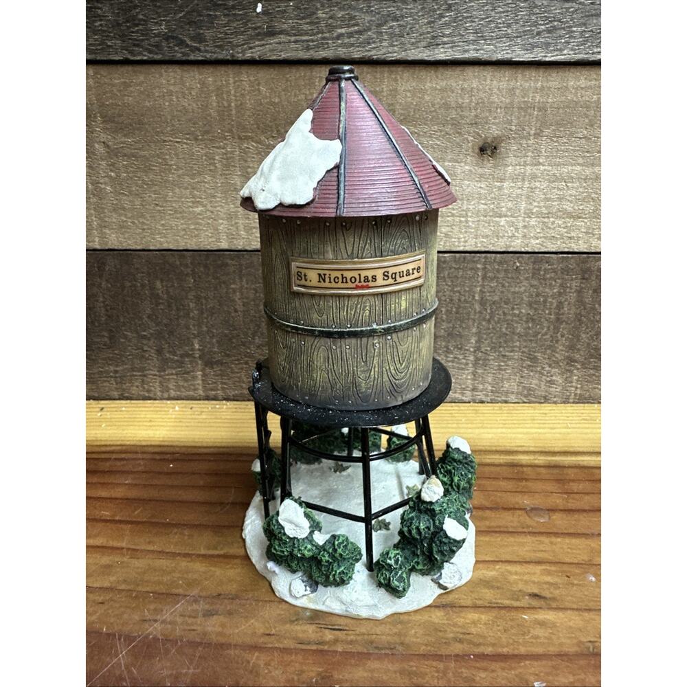 St. Nicholas Square "Village Water Tower" The Village Collection In Box